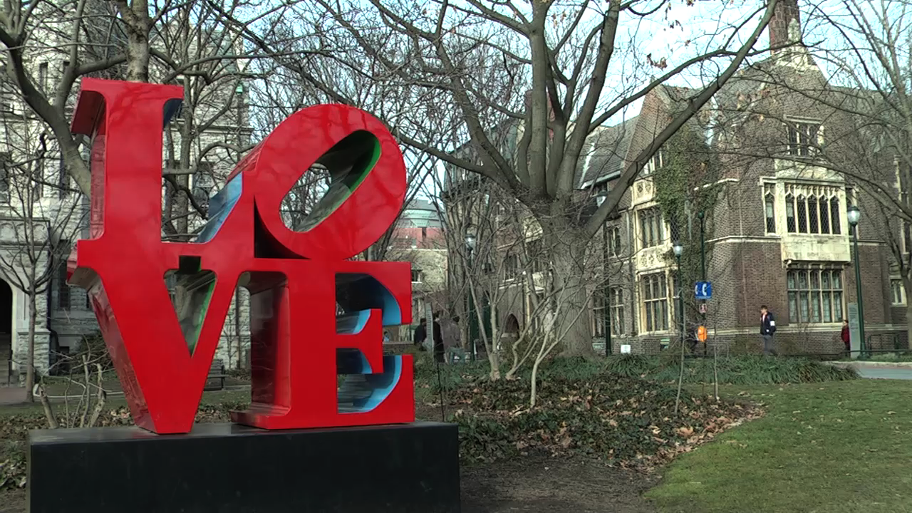 The Love Sign at University of Pennsylvania